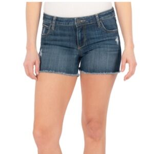 Kut from the Kloth Gidget Distressed Denim Shorts